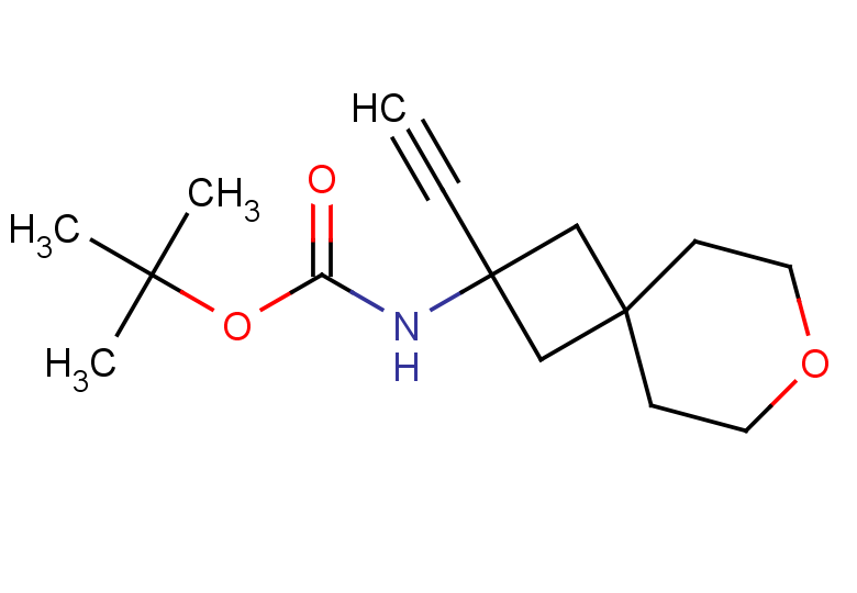 tert-butyl N-{2-ethynyl-7-oxaspiro[3.5]nonan-2-yl}carbamate