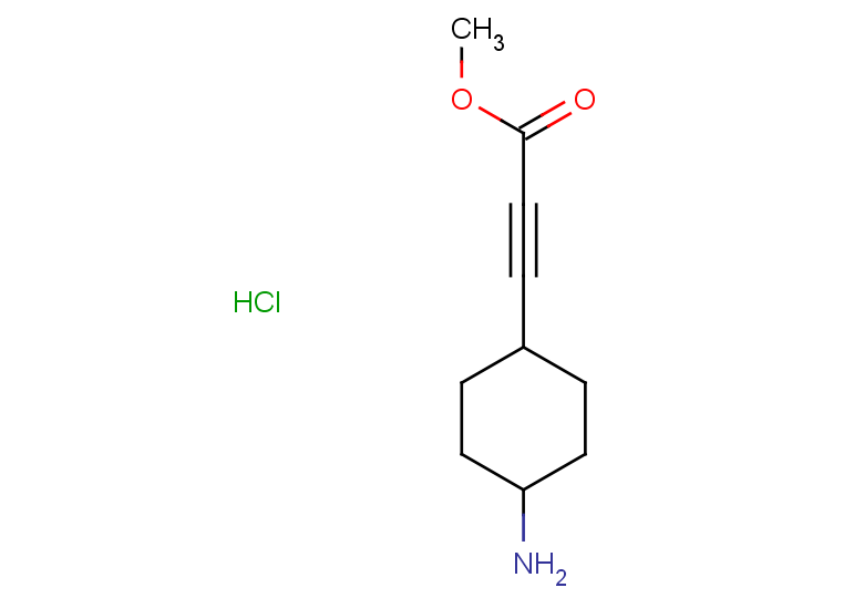 methyl 3-(4-aminocyclohexyl)prop-2-ynoate hydrochloride, Mixture of diastereomers