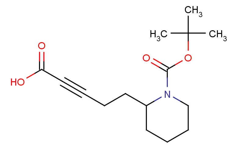 5-{1-[(tert-butoxy)carbonyl]piperidin-2-yl}pent-2-ynoic acid