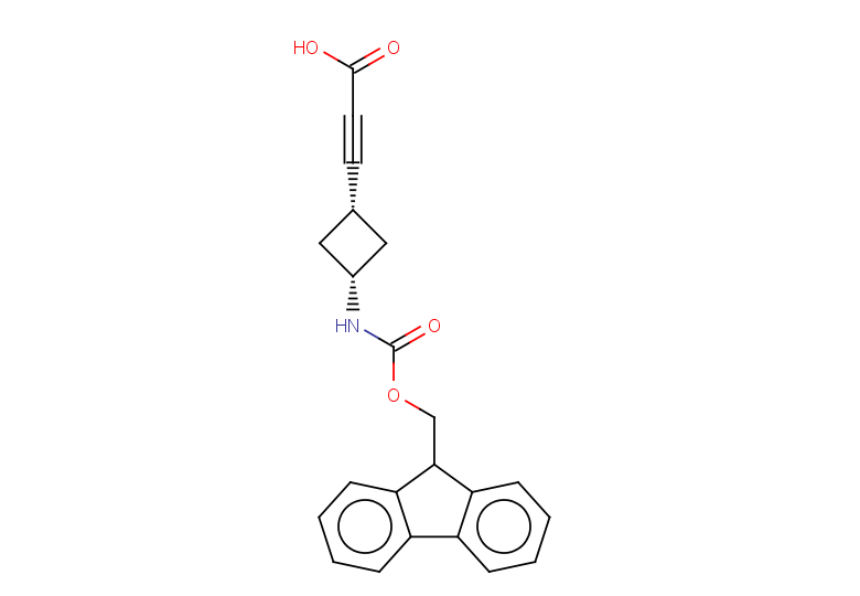3-[(1s,3s)-3-({[(9H-fluoren-9-yl)methoxy]carbonyl}amino)cyclobutyl]prop-2-ynoic acid, cis
