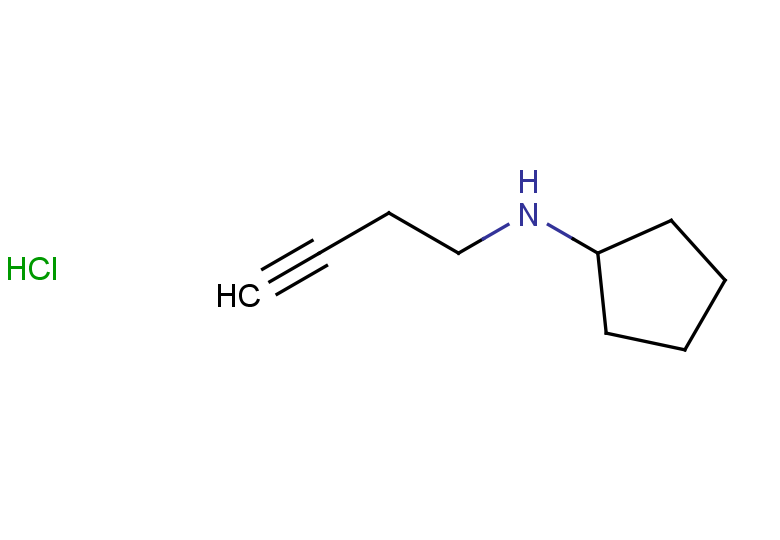 N-(but-3-yn-1-yl)cyclopentanamine hydrochloride