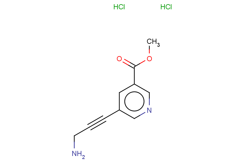 methyl 5-(3-aminoprop-1-yn-1-yl)pyridine-3-carboxylate dihydrochloride