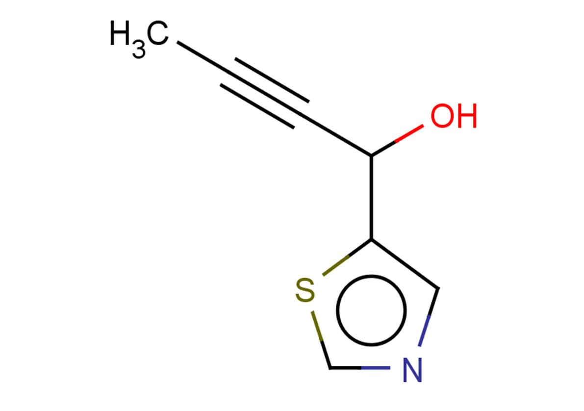 1-(1,3-thiazol-5-yl)but-2-yn-1-ol