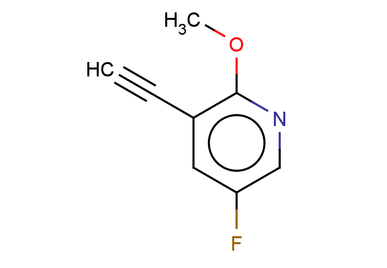 3-ethynyl-5-fluoro-2-methoxypyridine
