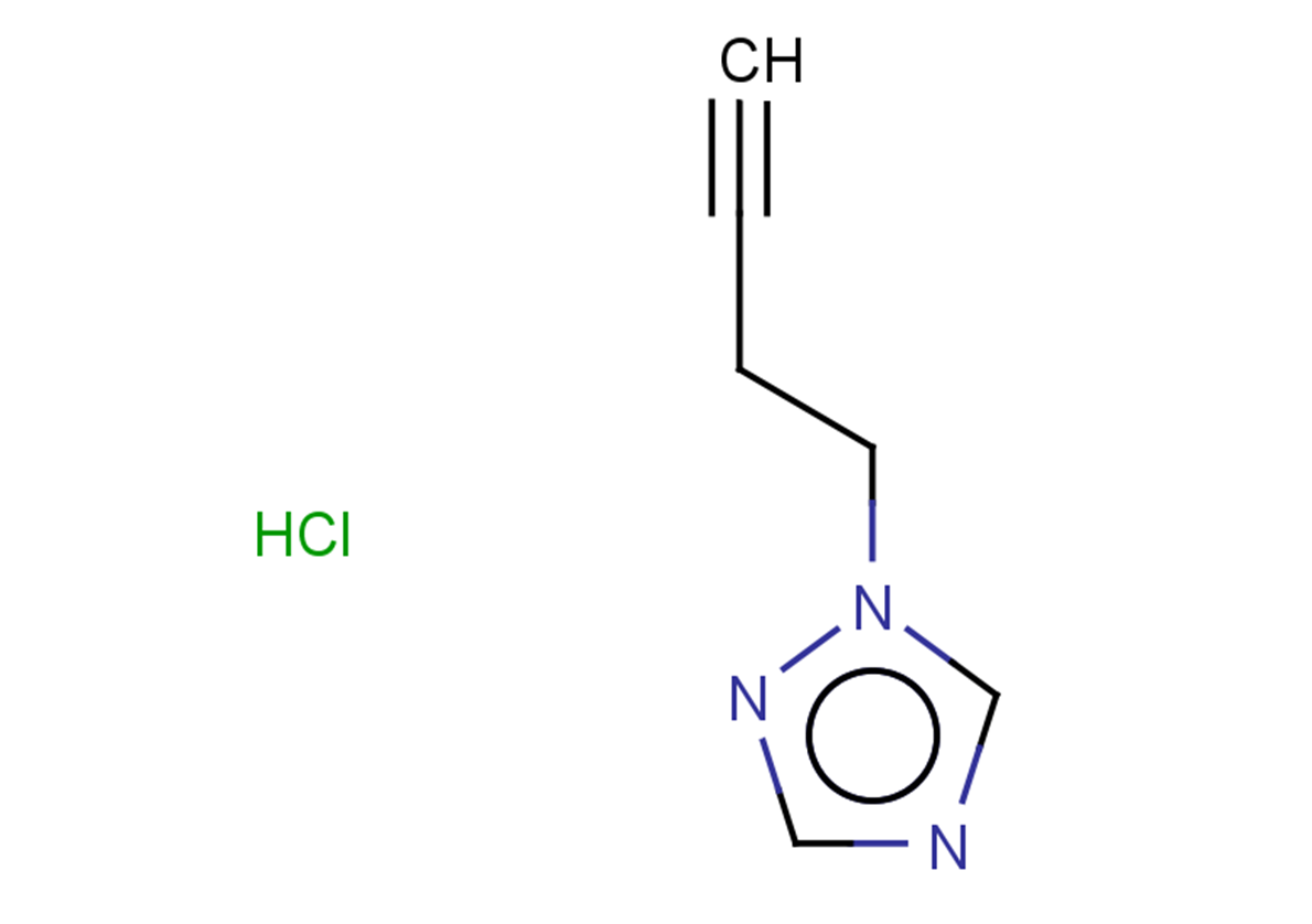 1-(but-3-yn-1-yl)-1H-1,2,4-triazole hydrochloride