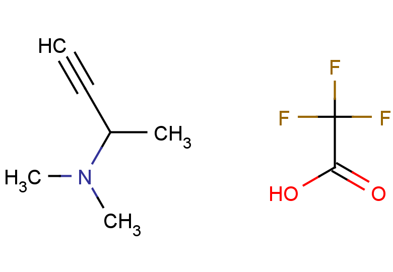 (but-3-yn-2-yl)dimethylamine, trifluoroacetic acid