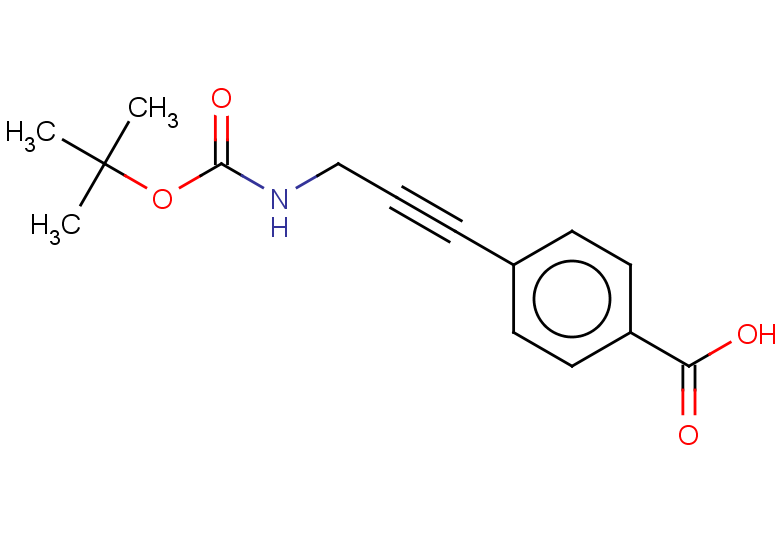 4-(3-{[(tert-butoxy)carbonyl]amino}prop-1-yn-1-yl)benzoic acid