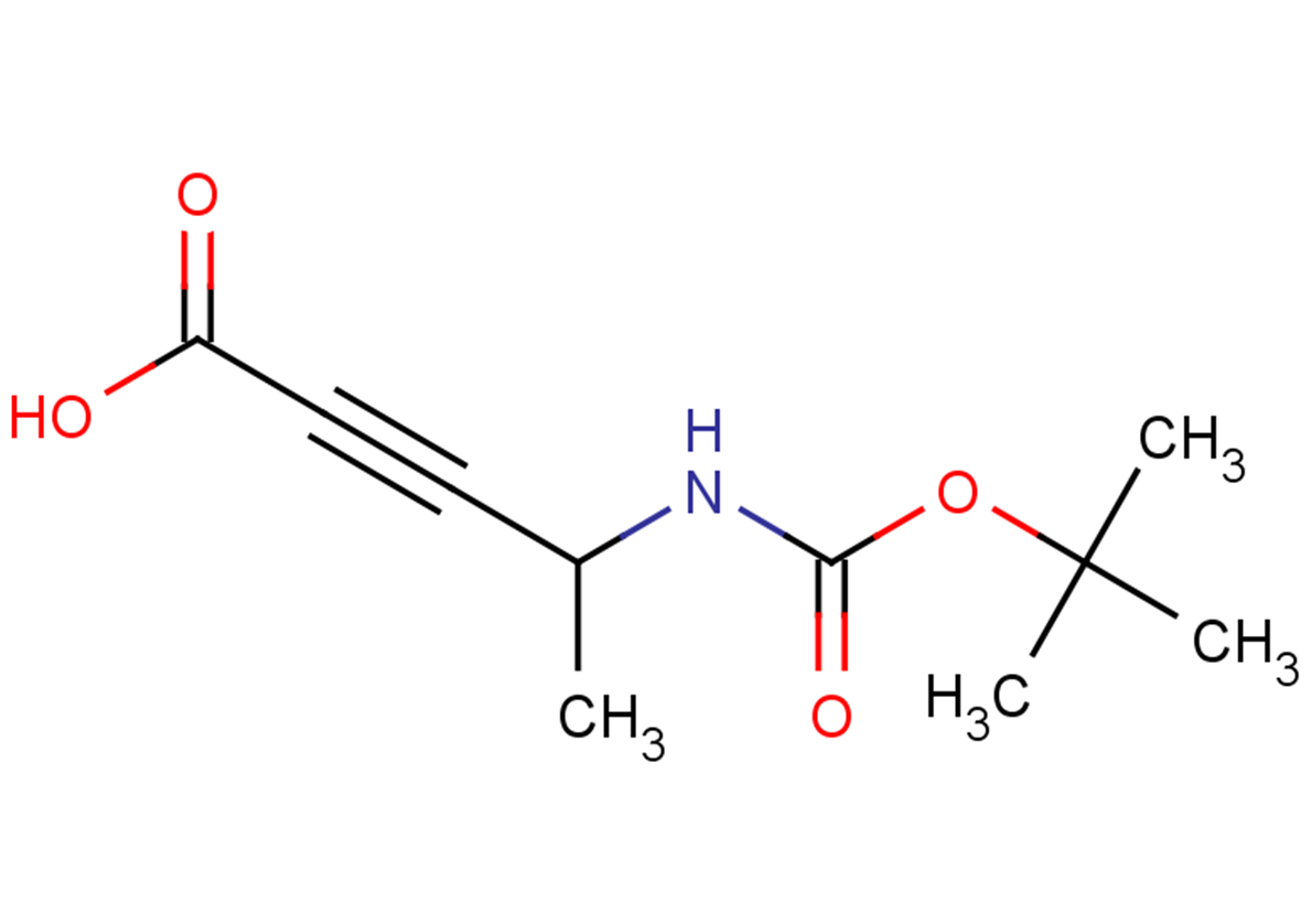 4-{[(tert-butoxy)carbonyl]amino}pent-2-ynoic acid
