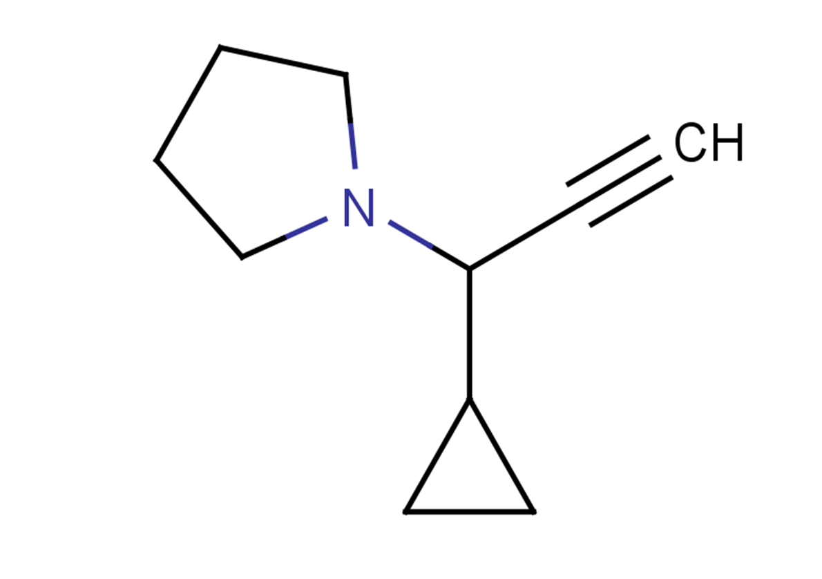1-(1-cyclopropylprop-2-yn-1-yl)pyrrolidine