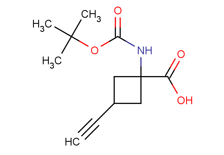 1-{[(tert-butoxy)carbonyl]amino}-3-ethynylcyclobutane-1-carboxylic acid