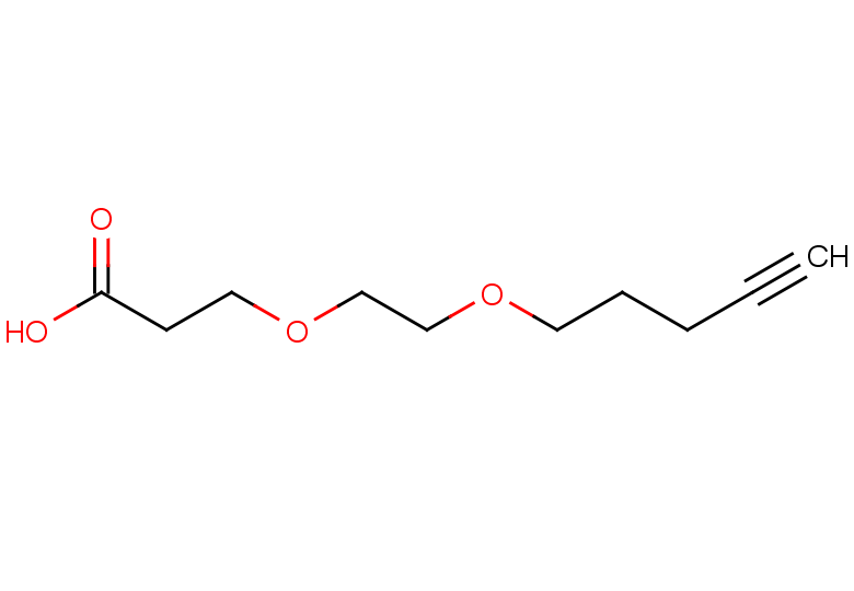 3-[2-(pent-4-yn-1-yloxy)ethoxy]propanoic acid