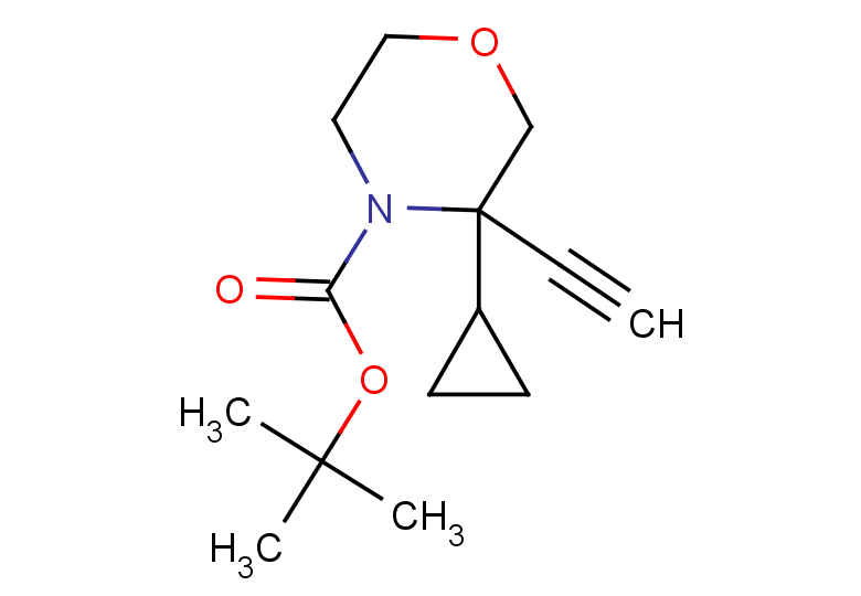 tert-butyl 3-cyclopropyl-3-ethynylmorpholine-4-carboxylate