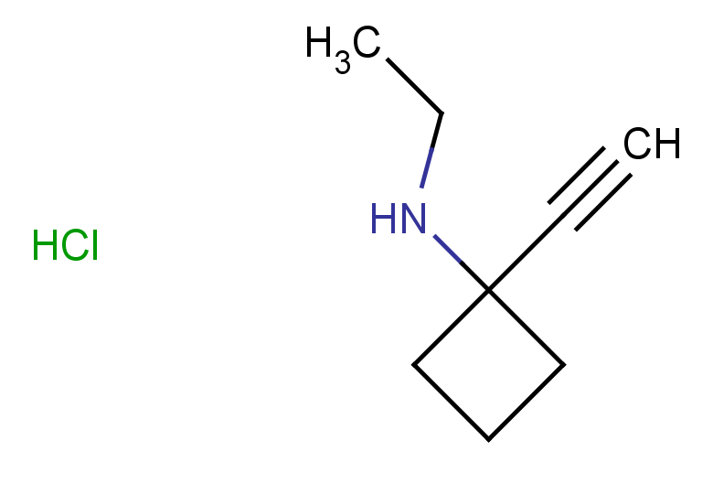N-ethyl-1-ethynylcyclobutan-1-amine hydrochloride