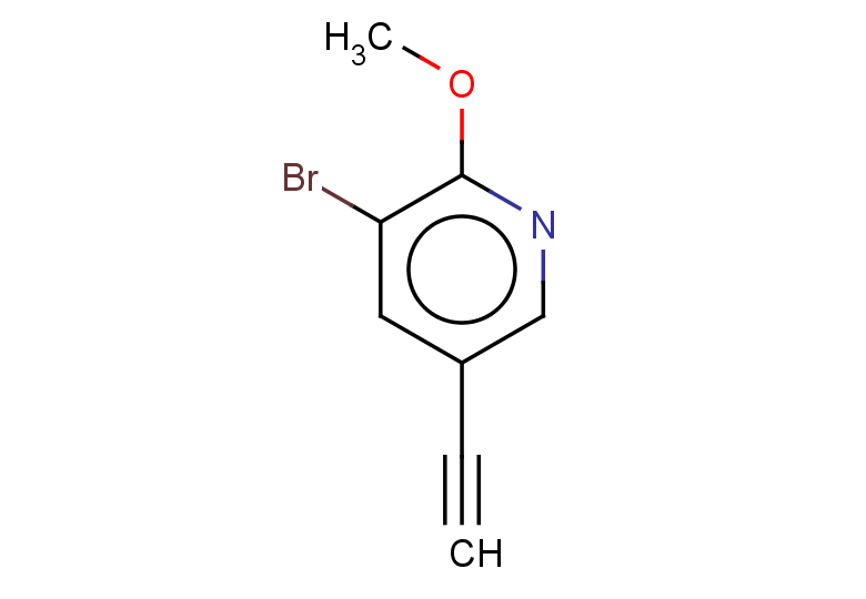 3-bromo-5-ethynyl-2-methoxypyridine