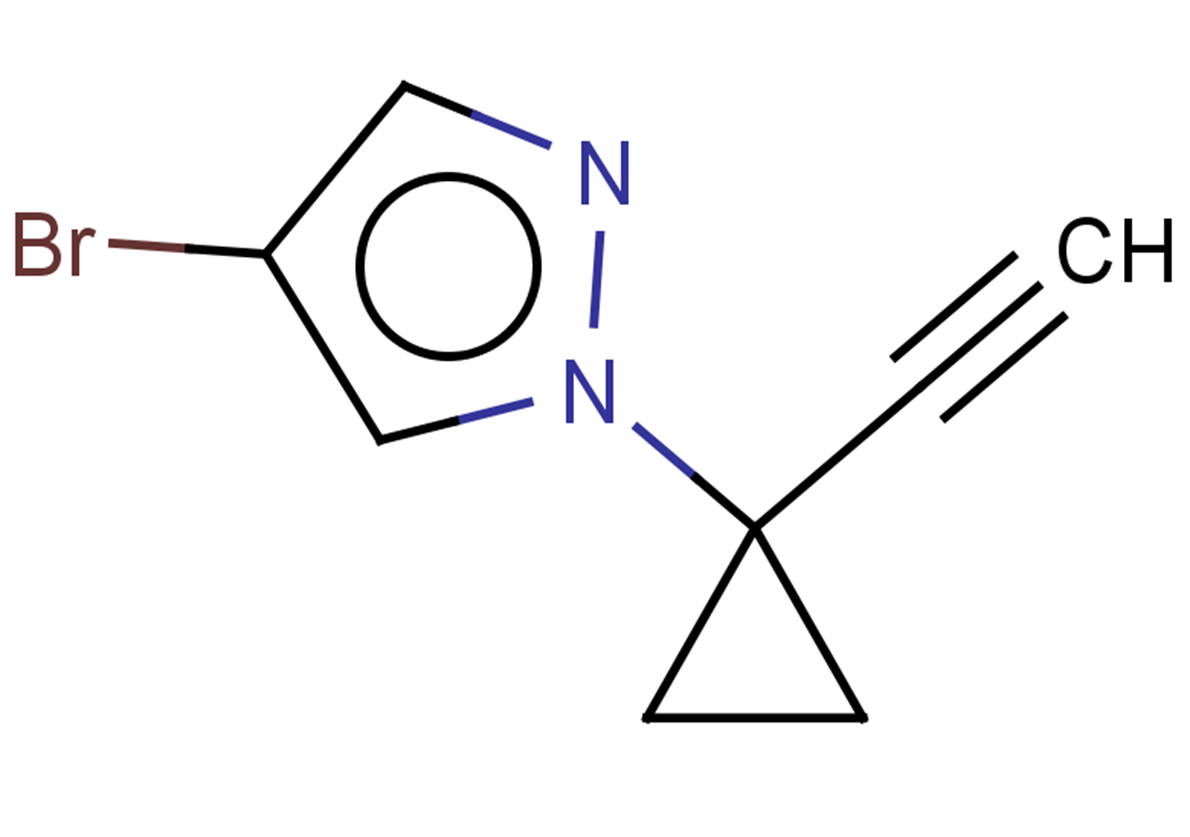 4-bromo-1-(1-ethynylcyclopropyl)-1H-pyrazole