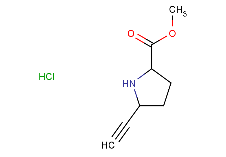 methyl 5-ethynylpyrrolidine-2-carboxylate hydrochloride