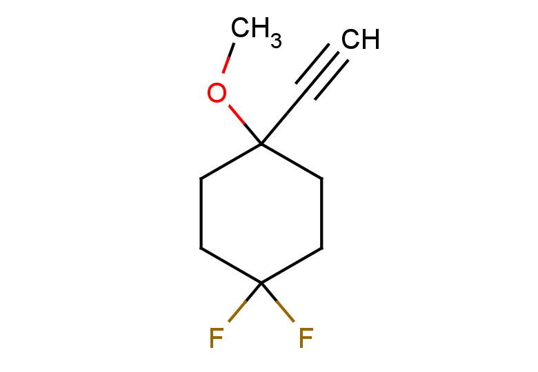 1-ethynyl-4,4-difluoro-1-methoxycyclohexane