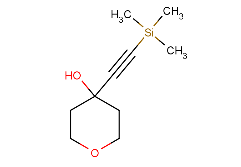 4-[2-(trimethylsilyl)ethynyl]oxan-4-ol