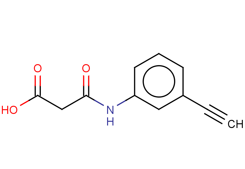 3-((3-ethynylphenyl)amino)-3-oxopropanoic acid