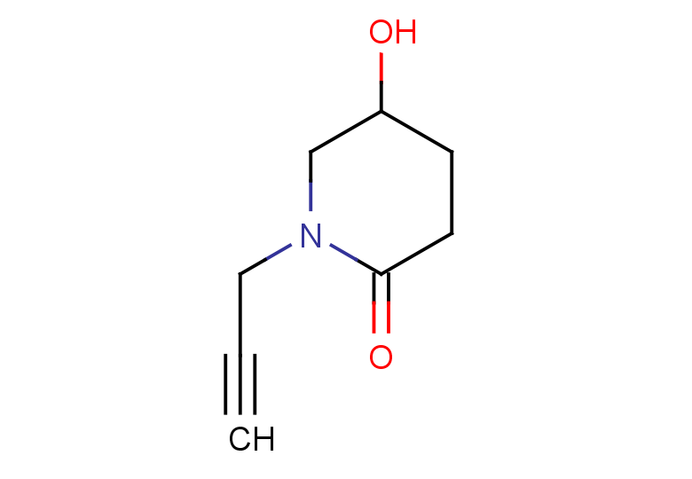 5-hydroxy-1-(prop-2-yn-1-yl)piperidin-2-one