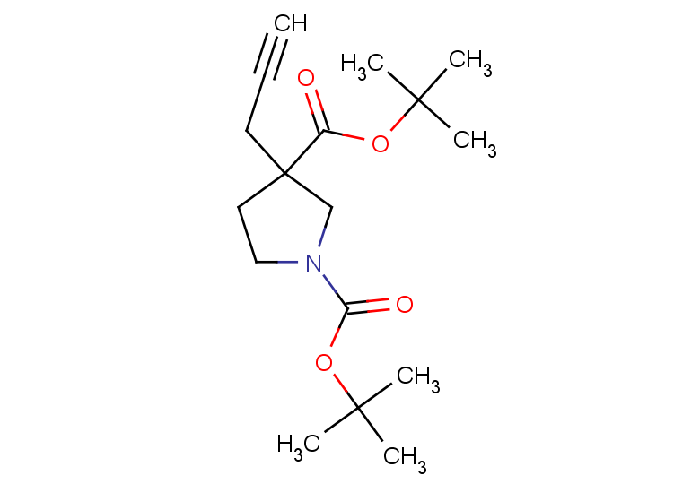 1,3-di-tert-butyl 3-(prop-2-yn-1-yl)pyrrolidine-1,3-dicarboxylate