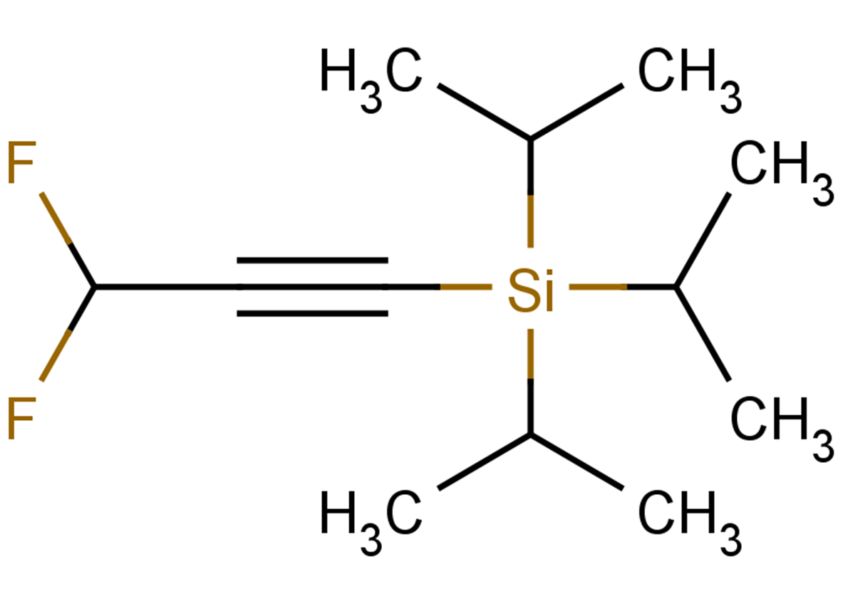 (3,3-difluoroprop-1-yn-1-yl)tris(propan-2-yl)silane