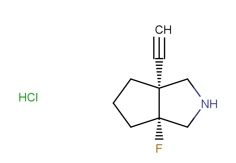 rac-(3aR,6aR)-3a-ethynyl-6a-fluoro-octahydrocyclopenta[c]pyrrole hydrochloride, trans