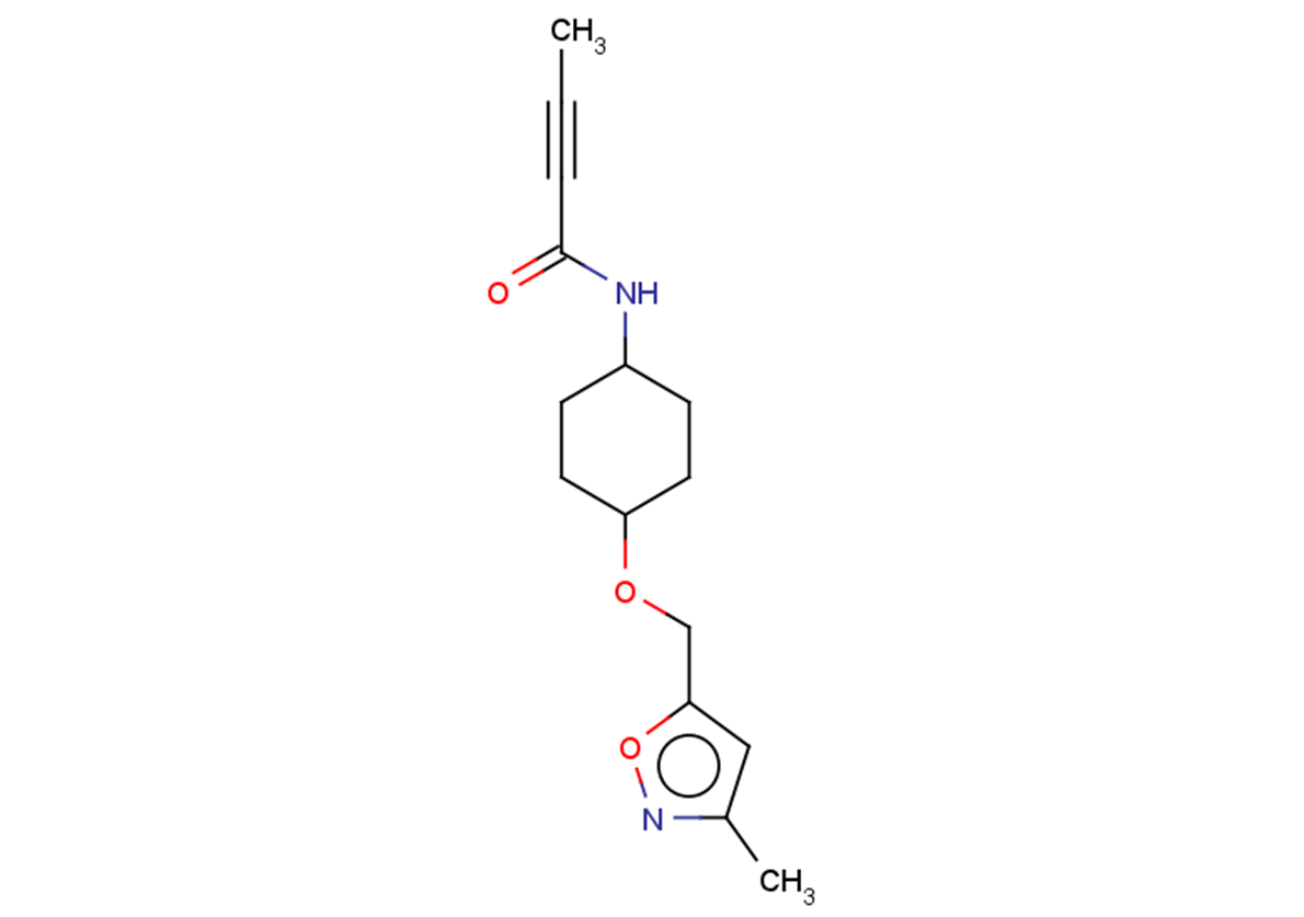 N-{4-[(3-methyl-1,2-oxazol-5-yl)methoxy]cyclohexyl}but-2-ynamide