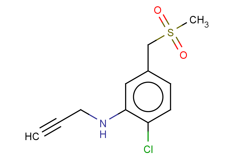 2-chloro-5-(methanesulfonylmethyl)-N-(prop-2-yn-1-yl)aniline