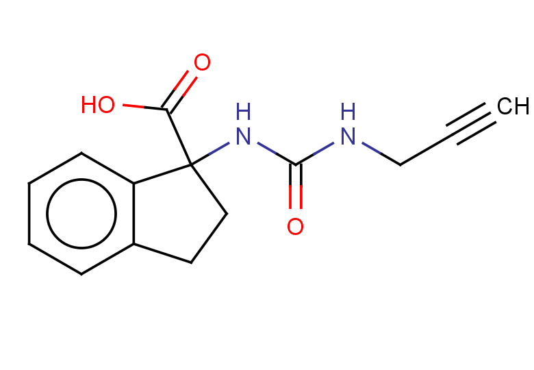 1-{[(prop-2-yn-1-yl)carbamoyl]amino}-2,3-dihydro-1H-indene-1-carboxylic acid