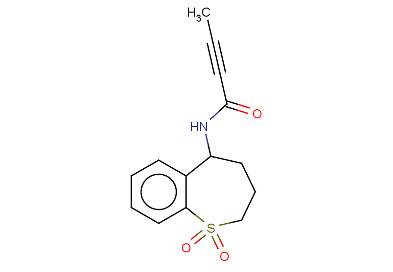 N-(1,1-dioxo-2,3,4,5-tetrahydro-1lambda6-benzothiepin-5-yl)but-2-ynamide