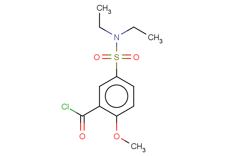 5-(diethylsulfamoyl)-2-methoxybenzoyl chloride