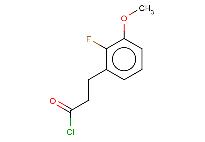 3-(2-fluoro-3-methoxyphenyl)propanoyl chloride