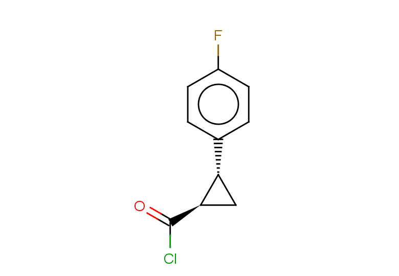 rac-(1R,2R)-2-(4-fluorophenyl)cyclopropane-1-carbonyl chloride, trans