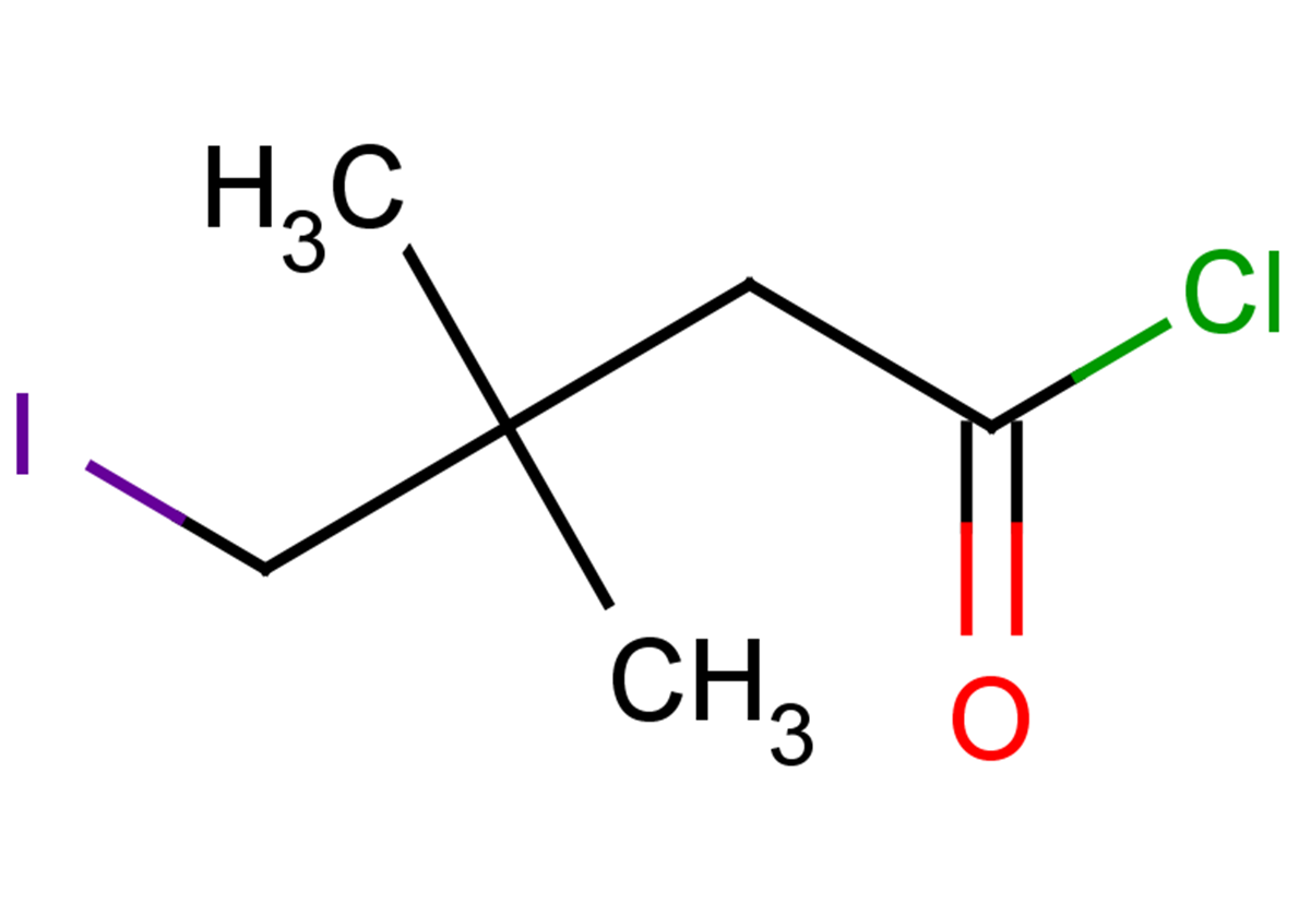 4-iodo-3,3-dimethylbutanoyl chloride