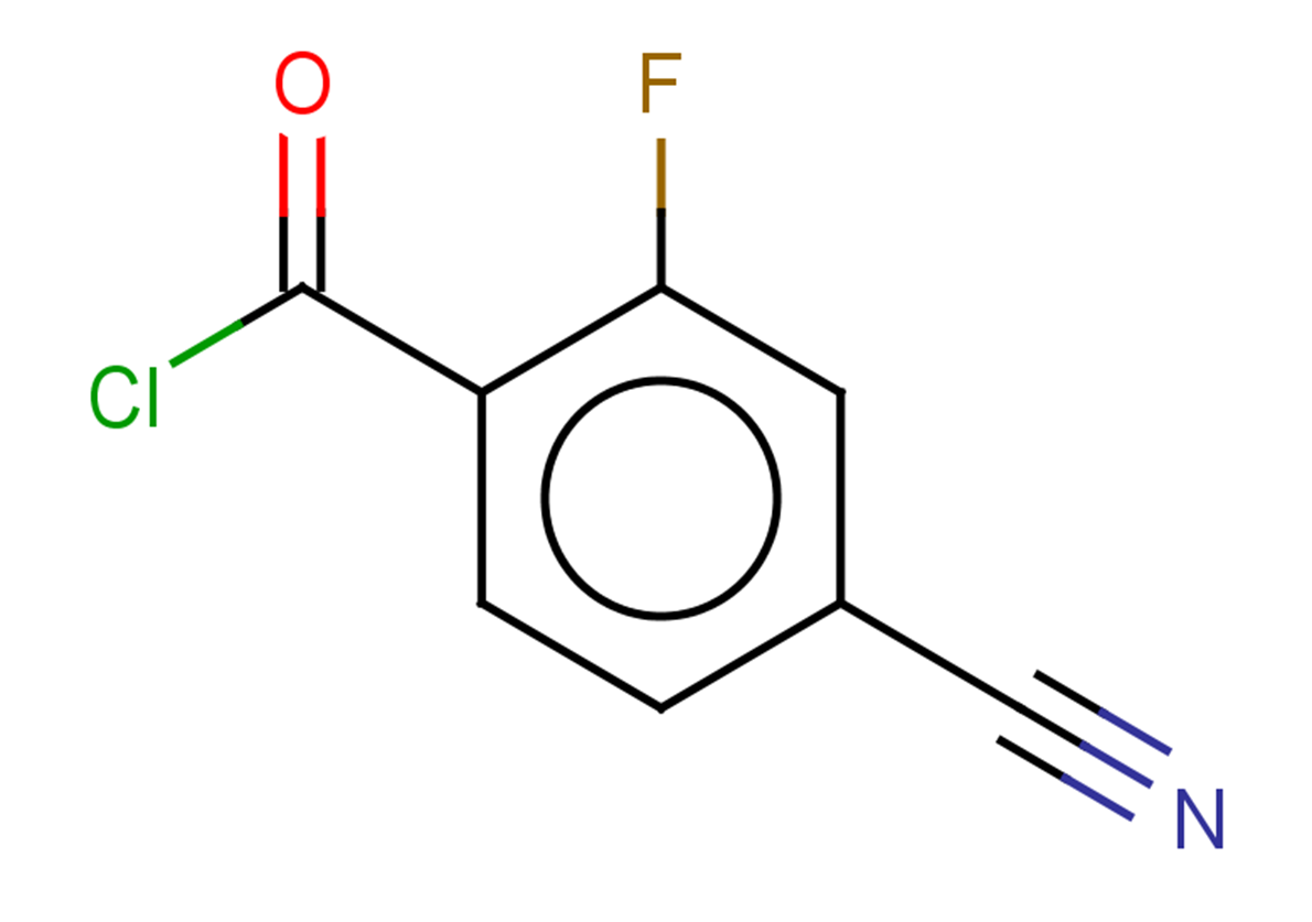 4-cyano-2-fluorobenzoyl chloride