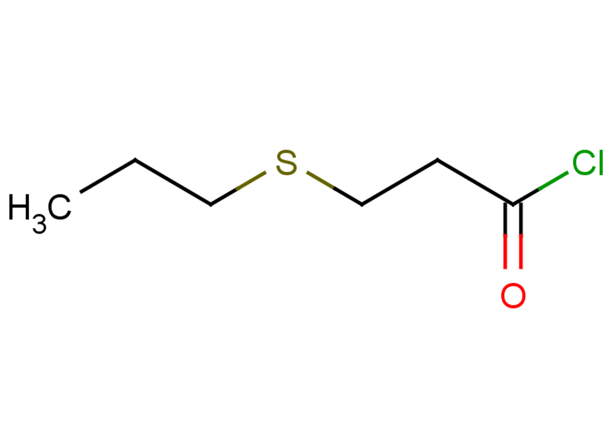 3-(propylsulfanyl)propanoyl chloride