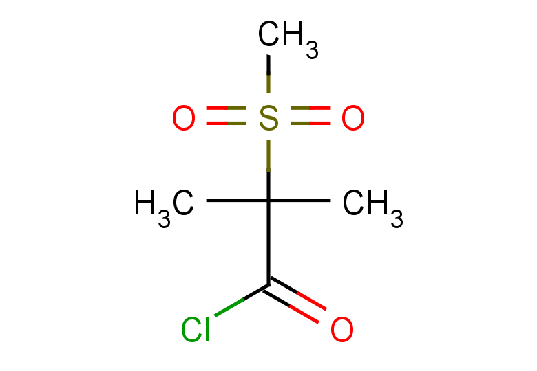 2-methanesulfonyl-2-methylpropanoyl chloride