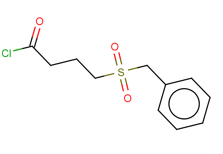 4-phenylmethanesulfonylbutanoyl chloride