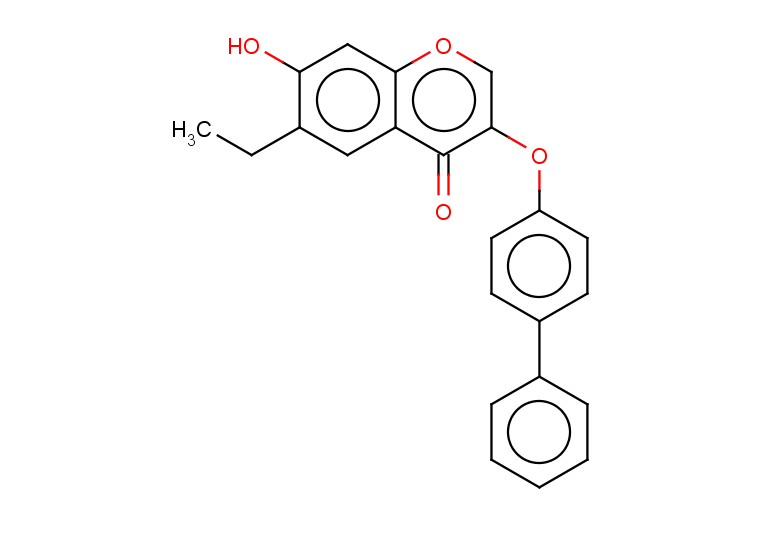 6-ethyl-7-hydroxy-3-(4-phenylphenoxy)-4H-chromen-4-one