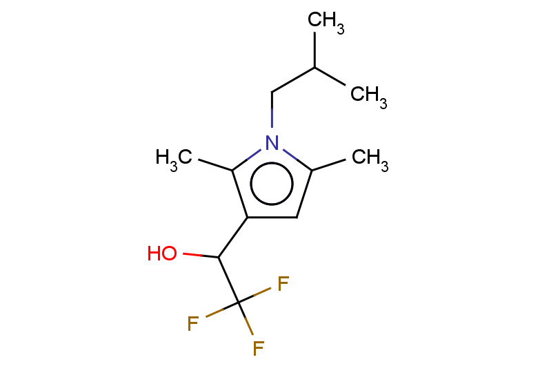 1-[2,5-dimethyl-1-(2-methylpropyl)-1H-pyrrol-3-yl]-2,2,2-trifluoroethan-1-ol