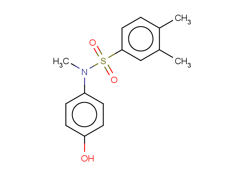 N-(4-hydroxyphenyl)-N,3,4-trimethylbenzene-1-sulfonamide