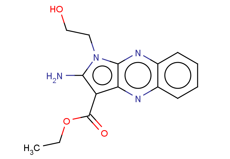 ethyl 2-amino-1-(2-hydroxyethyl)-1H-pyrrolo[2,3-b]quinoxaline-3-carboxylate