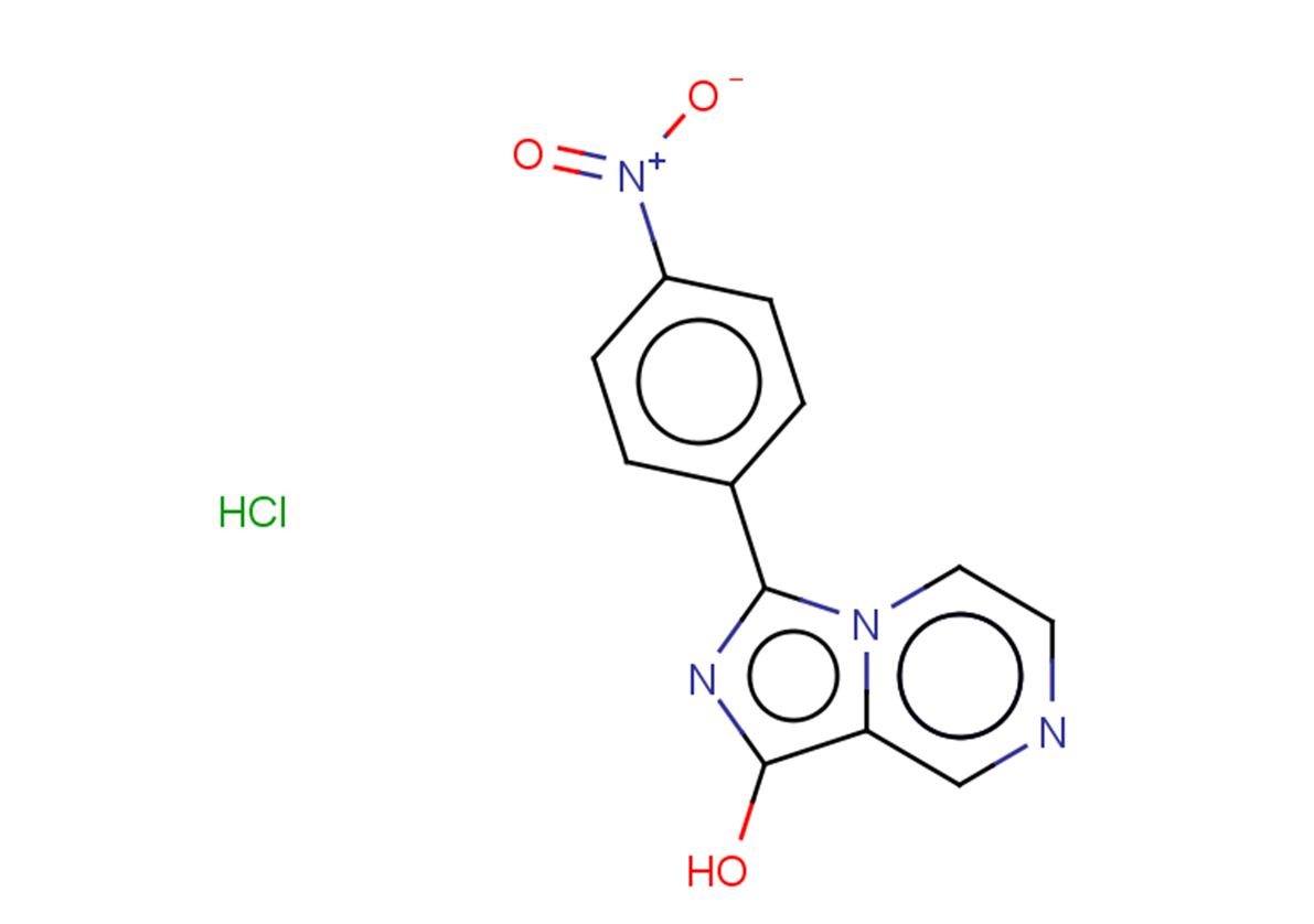 3-(4-nitrophenyl)imidazo[1,5-a]pyrazin-1-ol hydrochloride