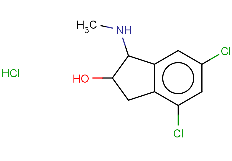 4,6-dichloro-1-(methylamino)-2,3-dihydro-1H-inden-2-ol hydrochloride