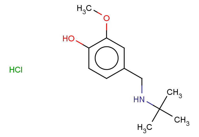 4-[(tert-butylamino)methyl]-2-methoxyphenol hydrochloride