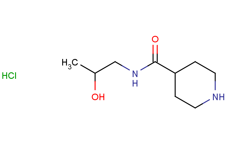 N-(2-hydroxypropyl)piperidine-4-carboxamide hydrochloride
