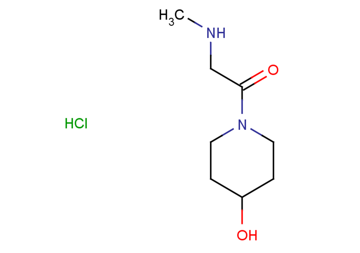 1-(4-hydroxypiperidin-1-yl)-2-(methylamino)ethan-1-one hydrochloride
