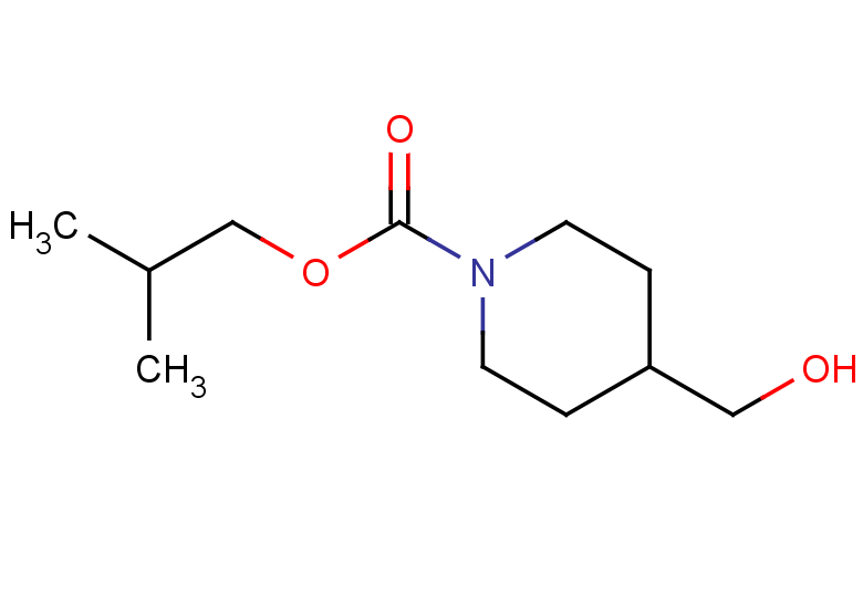 2-methylpropyl 4-(hydroxymethyl)piperidine-1-carboxylate