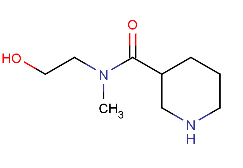 N-(2-hydroxyethyl)-N-methylpiperidine-3-carboxamide